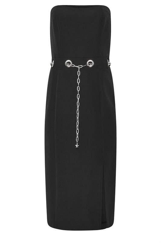 STAR Black Chain Bandeau Midi Dress | StarByJM 5