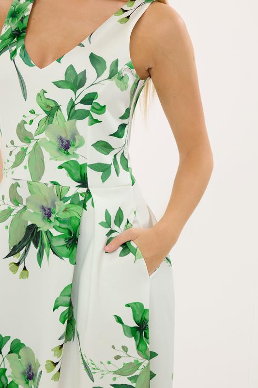 STAR White Floral Scuba Dress | StarByJM 4