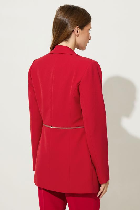 STAR Red Zip Waist 2-In-1 Blazer | StarByJM 5