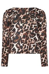 STAR Brown Leopard Print Top | StarByJM 1