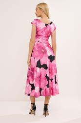 STAR Black Floral Off Shoulder Fit and Flare Dress | StarByJM 2