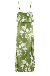 STAR Green Abstract Satin Maxi Dress | StarByJM 6