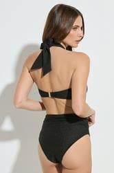 STAR Black Metallic Bikini Top | StarByJM 4
