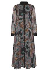 STAR Black Paisley Print Shirt Dress 1