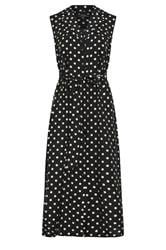 STAR Black Polka Dot Sleeveless Shirt Dress | StarByJM 5