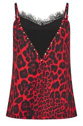 STAR Red Leopard Print Cami Top | StarByJM 1
