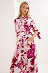 STAR Pink Floral Shirt Dress | StarByJM 1