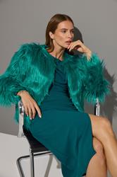 STAR Green Faux Fur Coat | STAR x JM 1