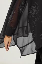 STAR Black Embellished Cape Blouse | StarByJM 4
