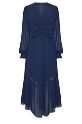 STAR Navy Blue Pleated Maxi Dress | StarBYJM 5