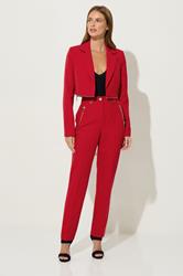 STAR Red Tailored Straight Leg Trousers | StarByJM 1