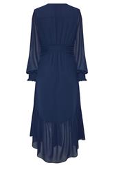 STAR Navy Blue Pleated Maxi Dress | StarBYJM 6