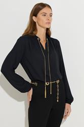 STAR Black Chain Detail Blouse | StarByJM 2