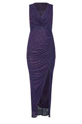 STAR Purple Embellished Mesh Maxi Dress | StarByJM 5