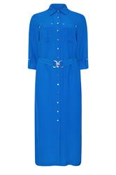 STAR Blue Buckle Shirt Dress | StarByJM 6