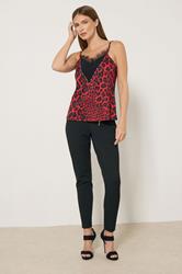 STAR Red Leopard Print Cami Top | StarByJM 3