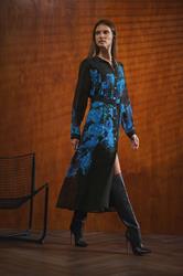 STAR Black Floral Print Shirt Dress | StarByJM 1