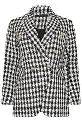 STAR Black Checked Double Breasted Blazer | StarByJM 1