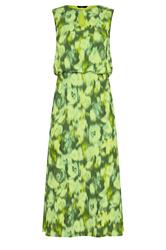 STAR Green Blurred Abstract Midi Dress | StarByJM 5