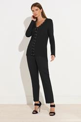 STAR Black Lace Up Eyelet Top | StarByJM 3