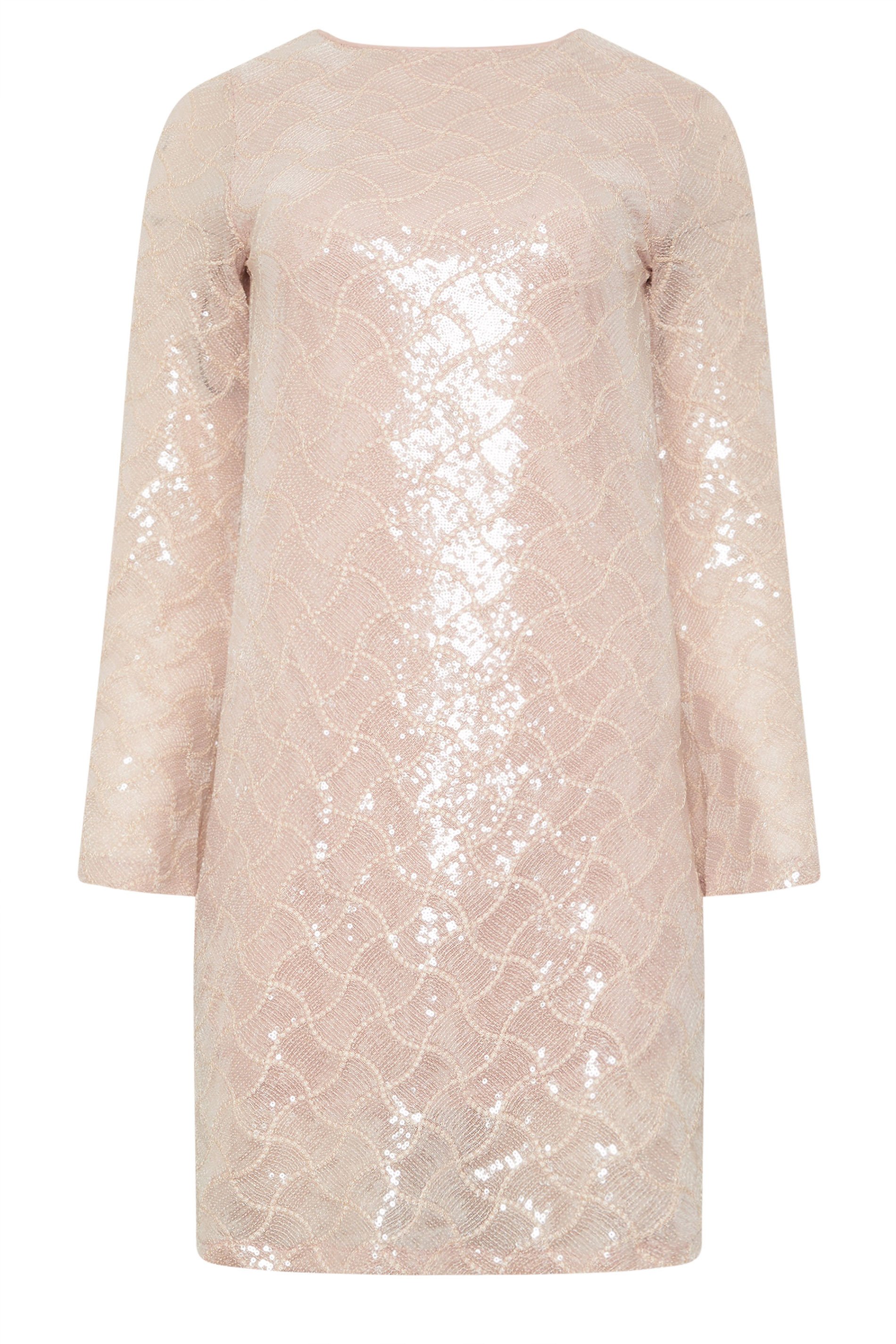 STAR Light Pink Sequin Cowl Back Mini Dress | StarByJM 8