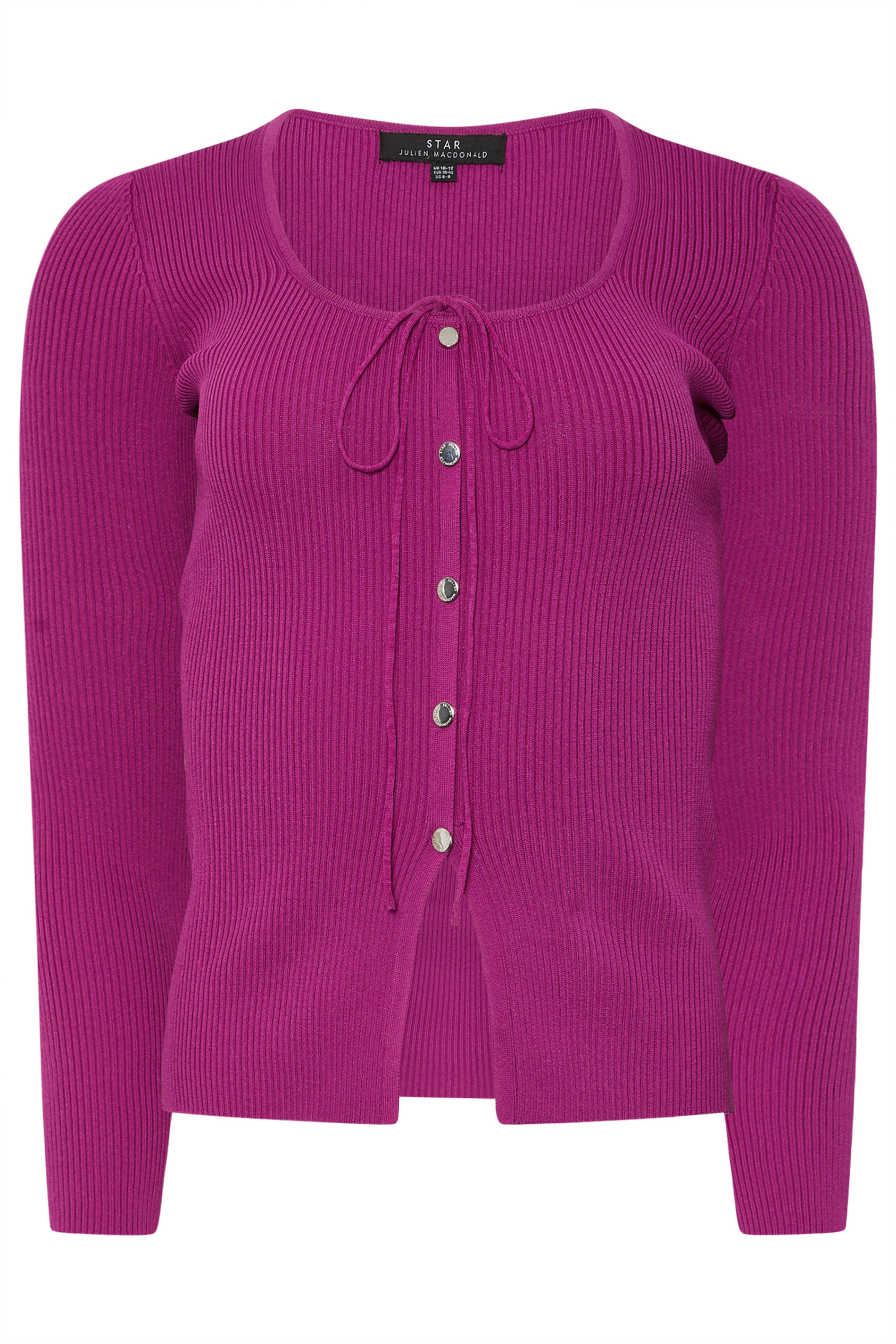STAR Fuchsia Pink Square Neck Tie Top | StarByJM 7