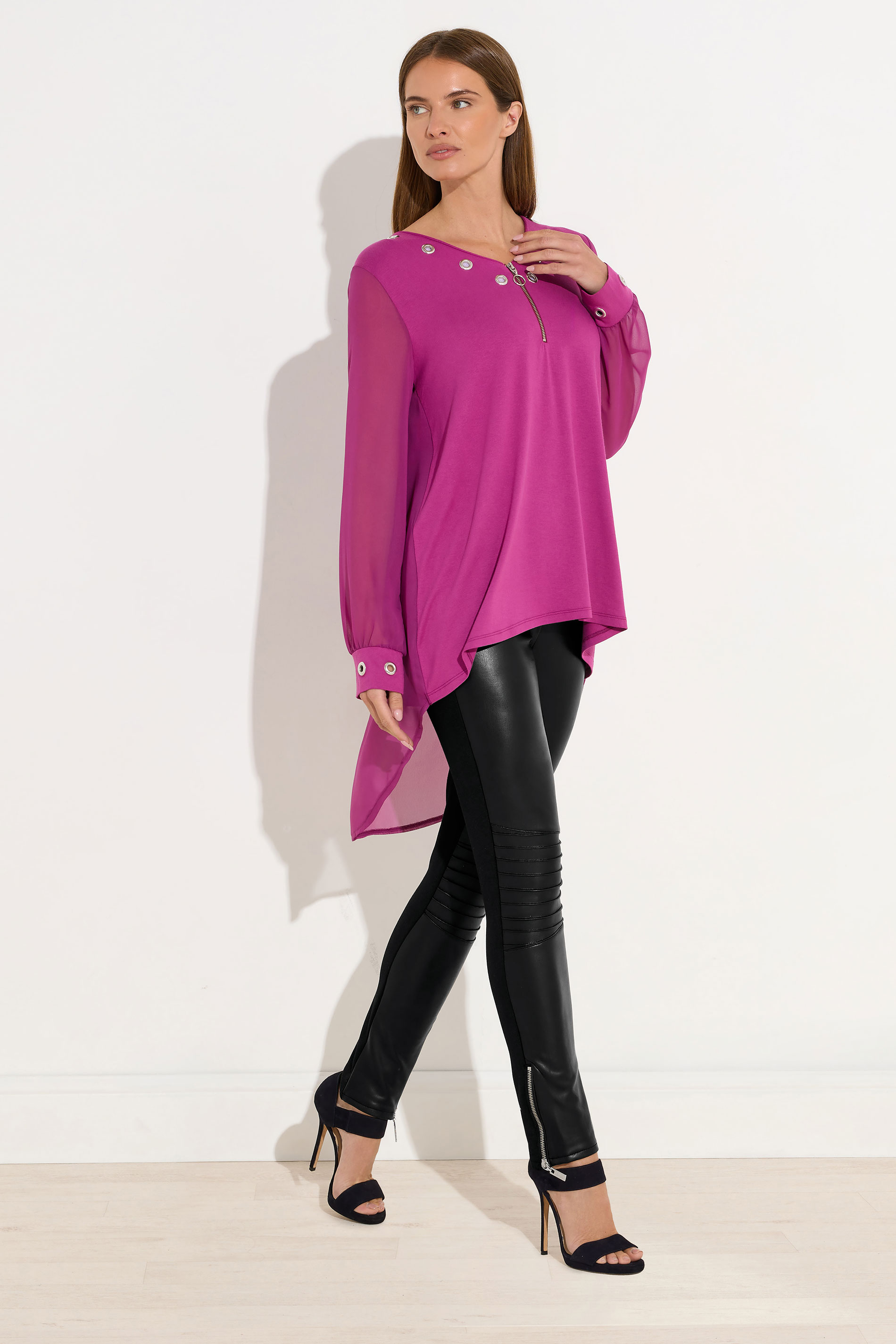 STAR Black Faux Leather Leggings | StarByJM 2