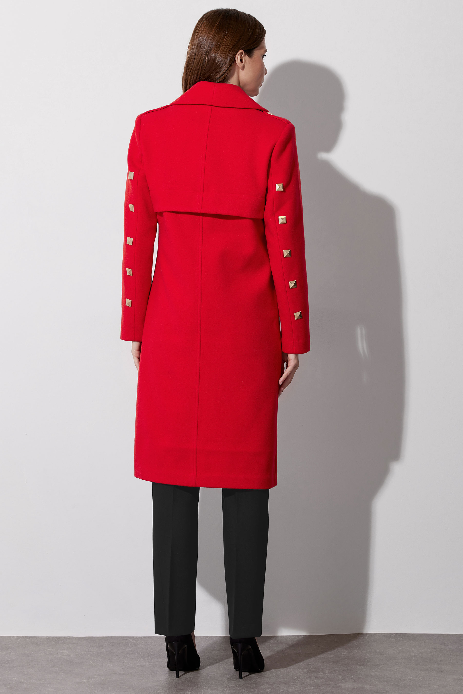 STAR Red Studded Tailored Jacket | STAR x JM 4
