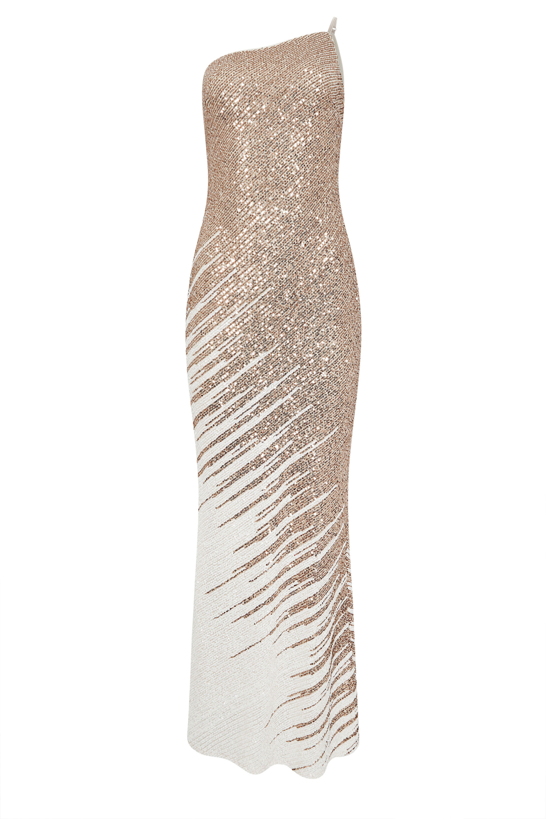 STAR Nude Sequin One Shoulder Maxi Dress | StarByJM 7