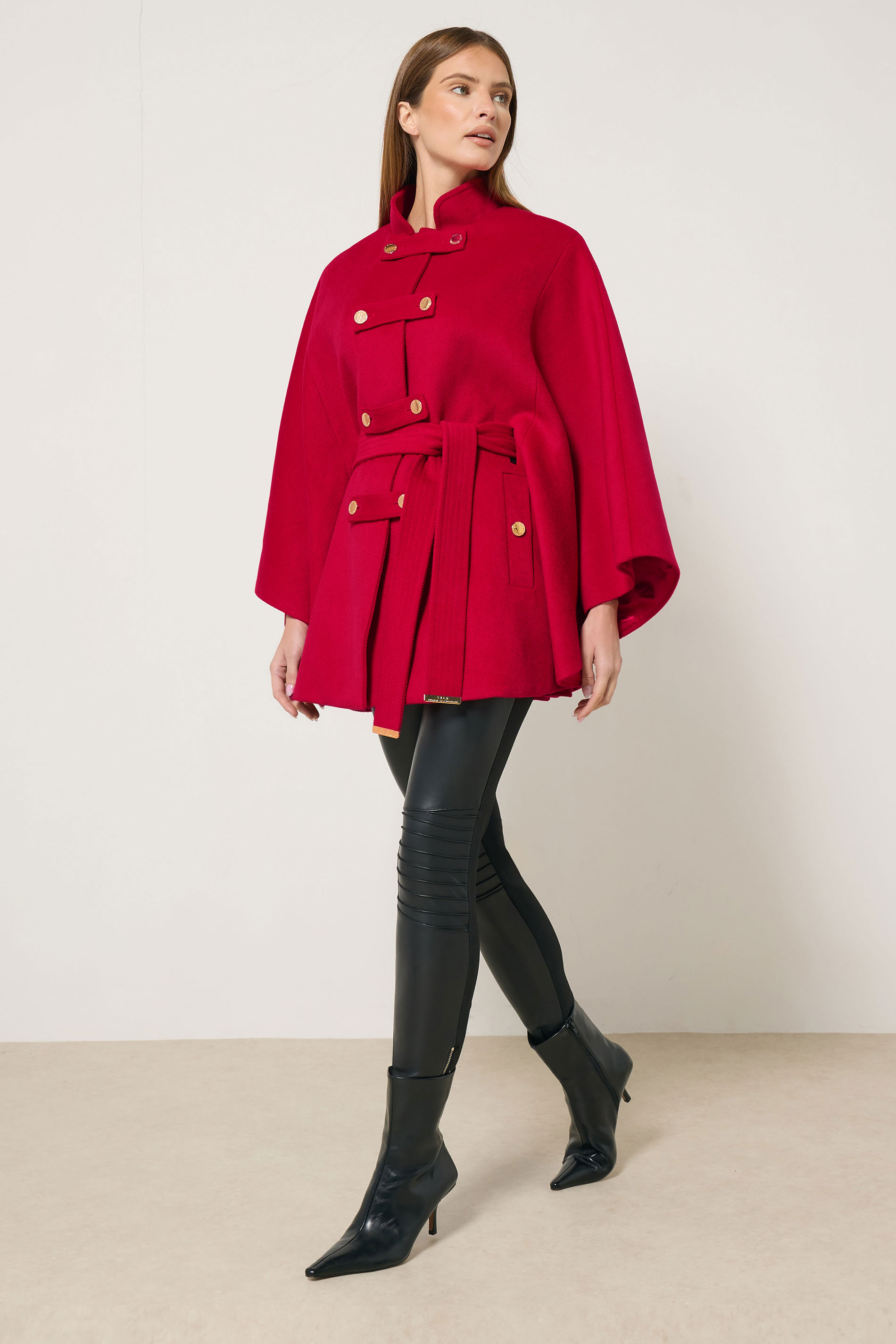 STAR Red  Military Cape Jacket | StarByJM 3