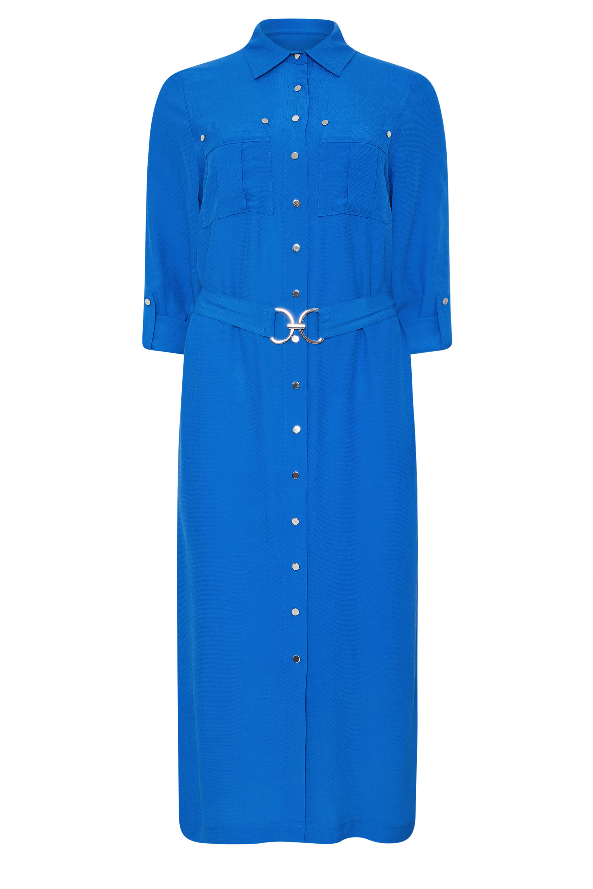 STAR Blue Buckle Shirt Dress | StarByJM 7