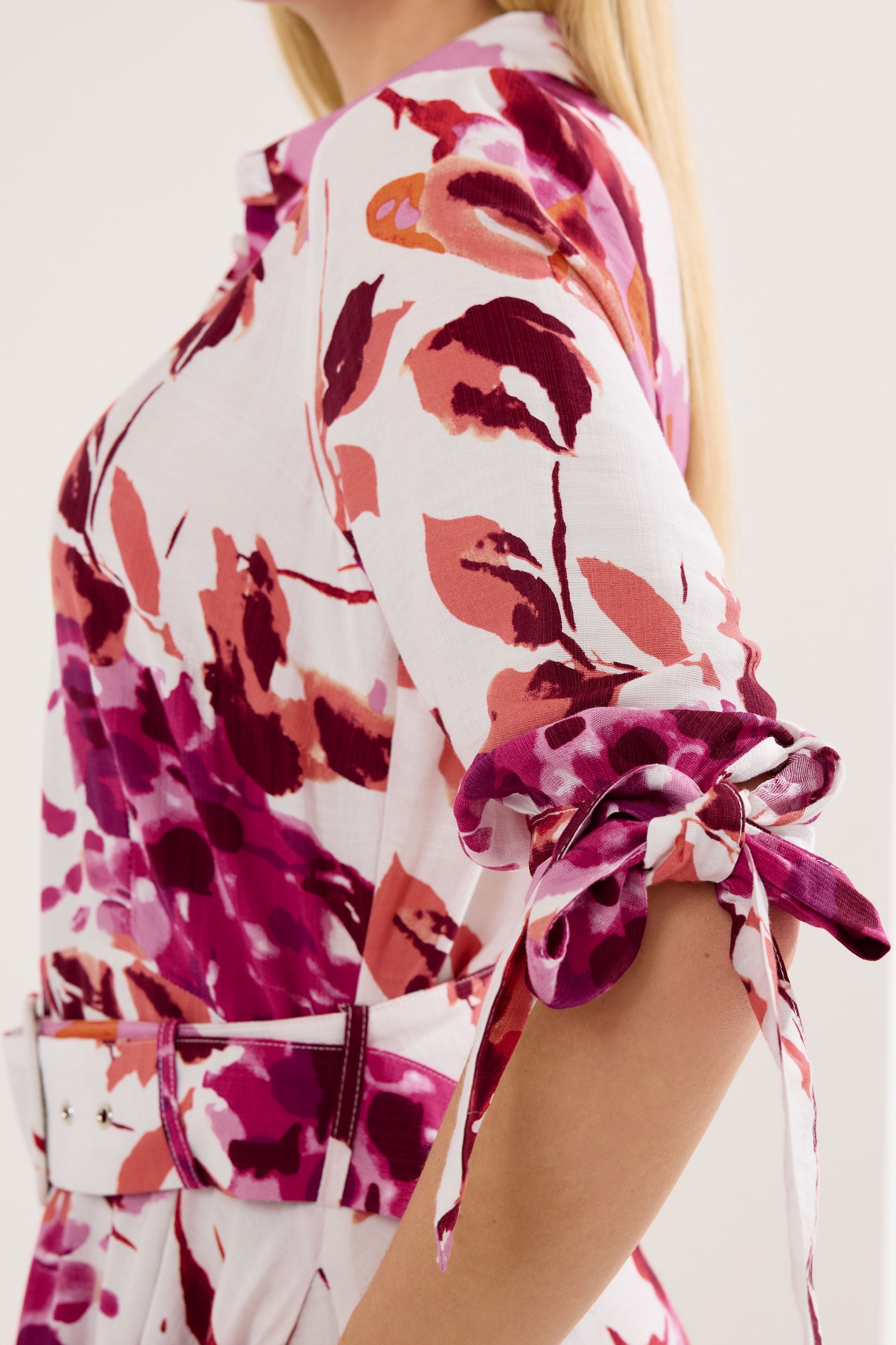 STAR Pink Floral Shirt Dress | StarByJM 4