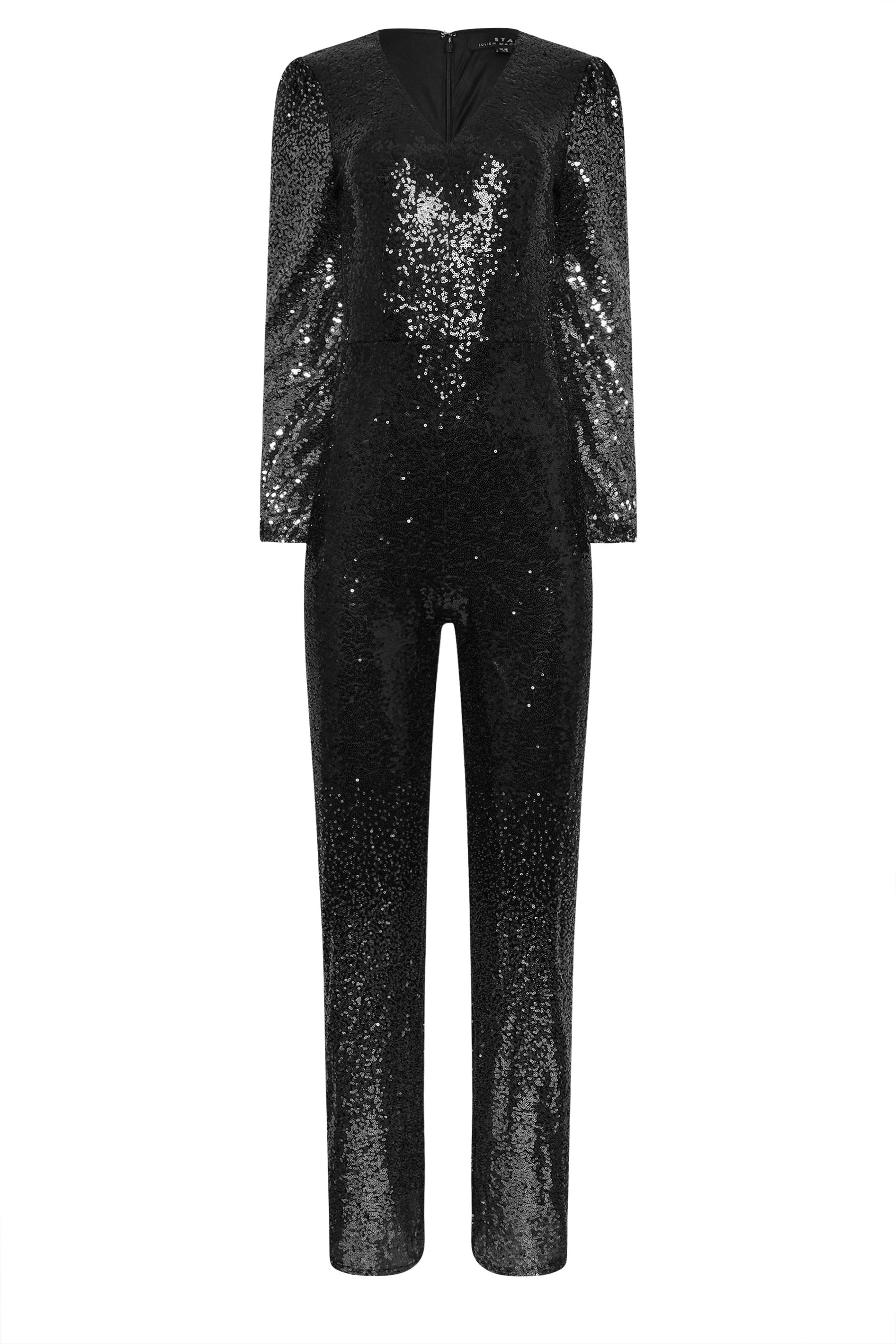STAR Black Ombre Sequin Jumpsuit | STAR x JM 8