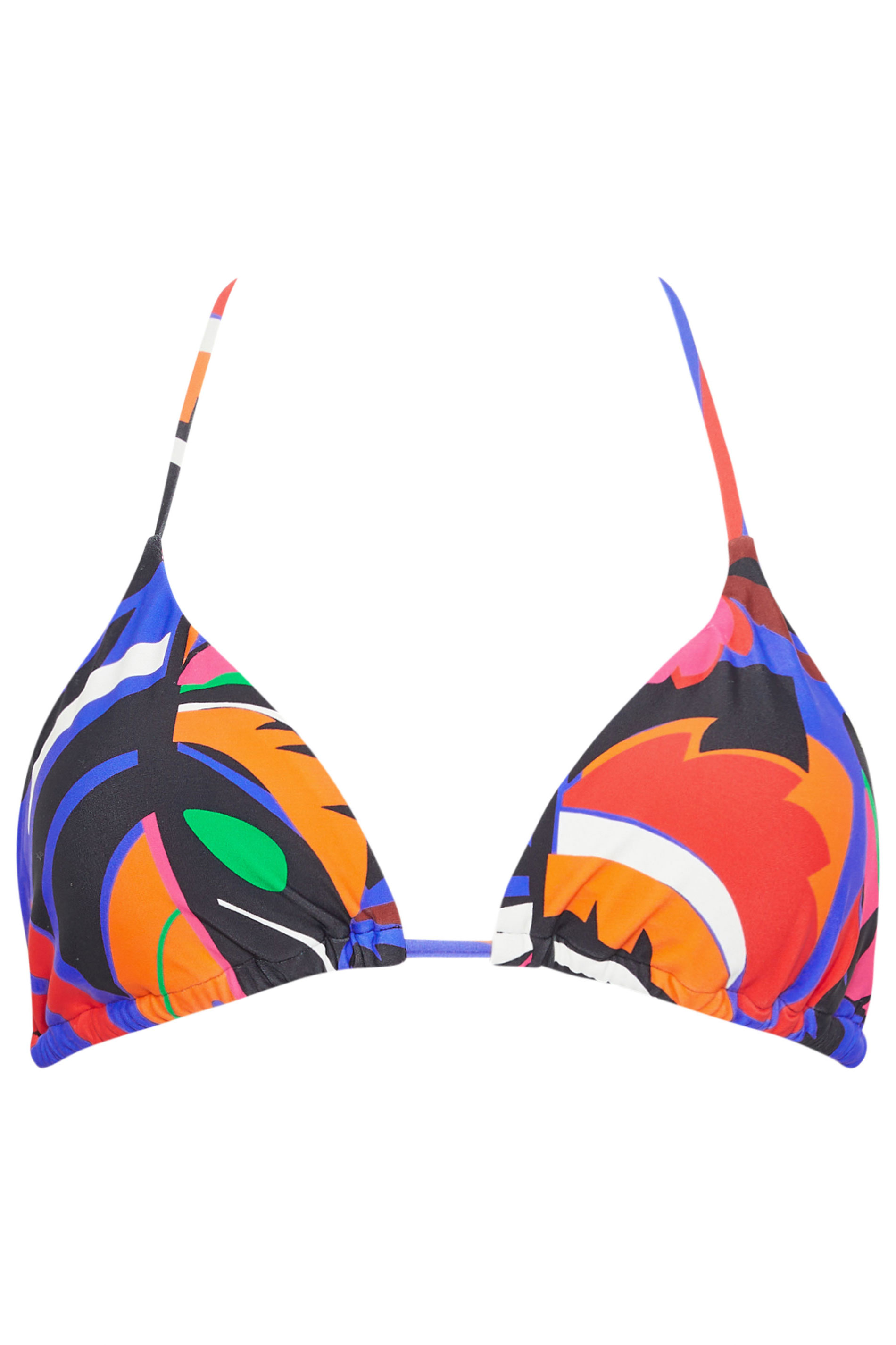 STAR Blue Abstract Print Triangle Bikini Top | StarByJM 6