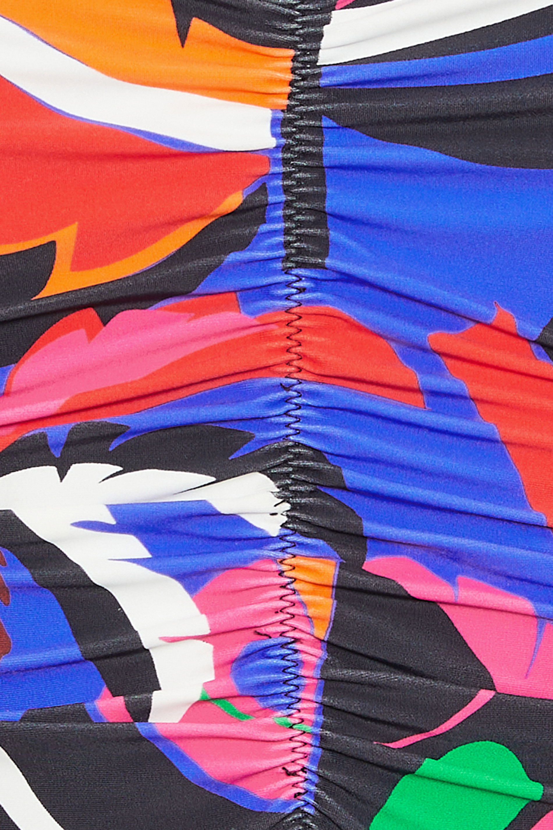 STAR Blue Abstract Print Tummy Control Swimsuit | StarByJM 7