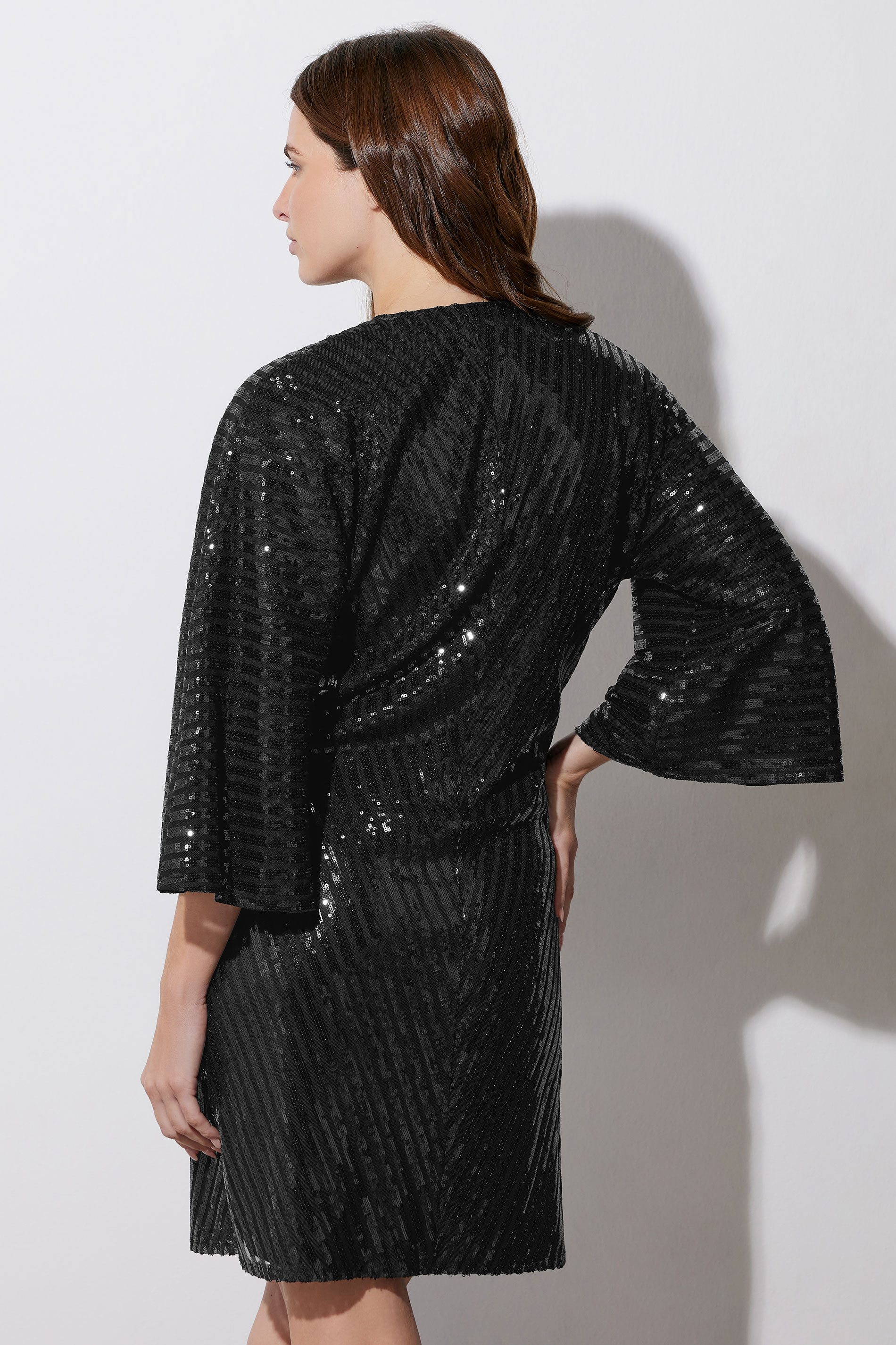 STAR Black Chevron Sequin Dress | StarByJM 5