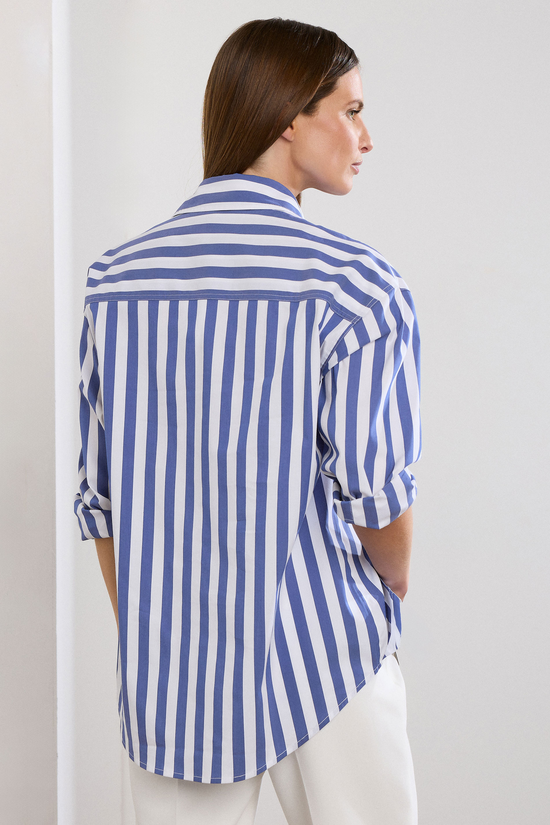 STAR Royal Blue Striped Long Sleeve Shirt | StarByJM 5